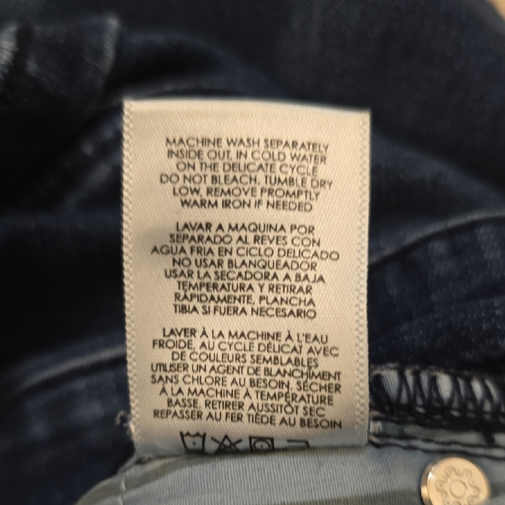 CAbi 4327 Dark Blue High Rise Jeans Size 6 VGUC - Picture 6 of 8